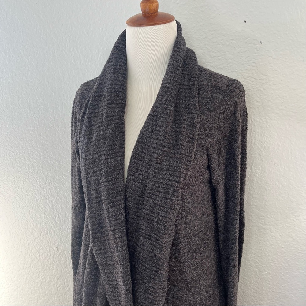 Barefoot Dreams CozyChic Lite Cardigan Grey Size XS/S - Picture 4 of 14